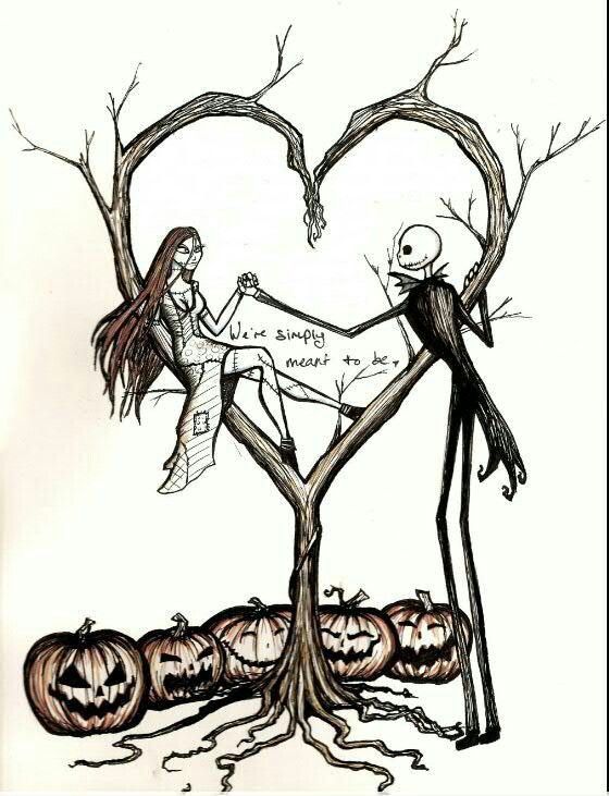 560x731 Huge Collection Of 'jack Skellington And Sally Drawing' Download - Jack Skellington And Sally Drawings