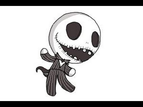 480x360 how to draw chibi jack skellington - Jack Skellington Drawing