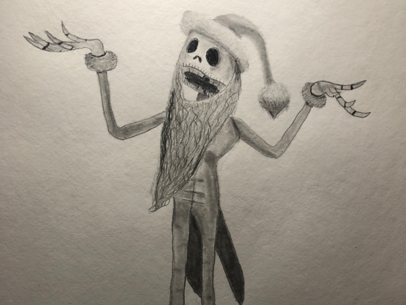 800x600 jack skellington - Jack Skellington Drawing