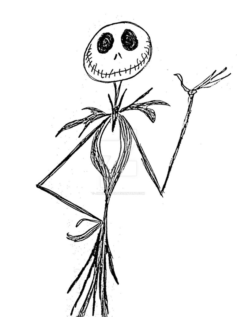 774x1032 best jack skellington drawing! - Jack Skellington Drawing