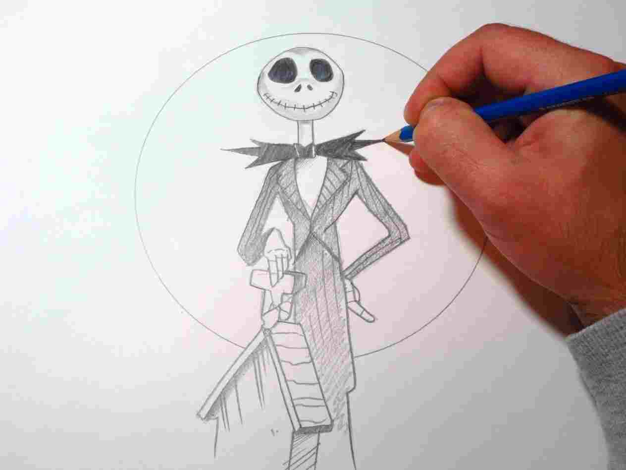 1264x948 rikudarkhart rhcom jack jack skellington - Jack Skellington Drawing