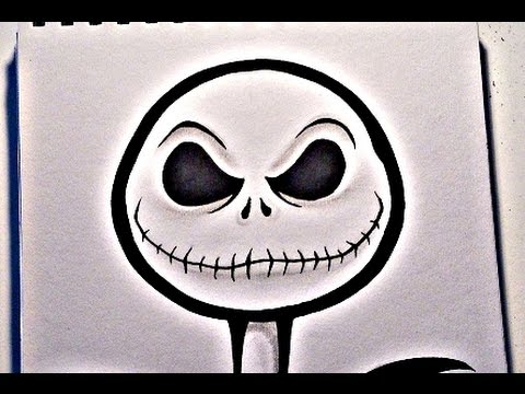 480x360 how to draw jack skellington - Jack Skellington Drawing