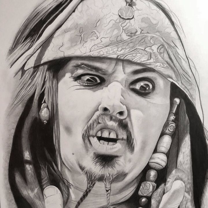 720x720 Captain Jack Sparrow - Jack Sparrow Drawing