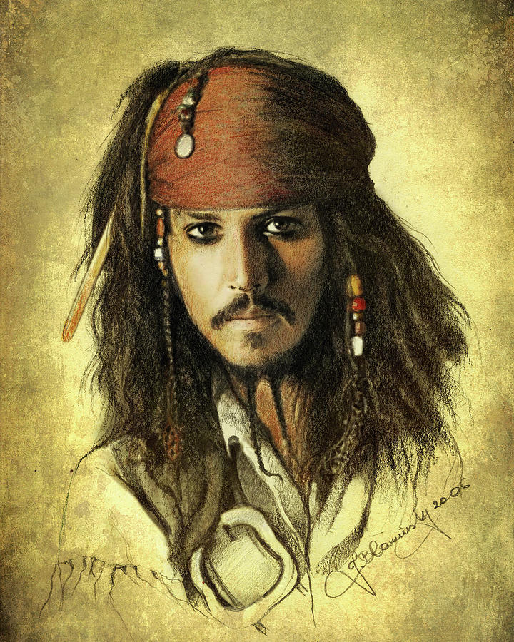 720x900 Captain Jack Sparrow Drawing - Jack Sparrow Drawing
