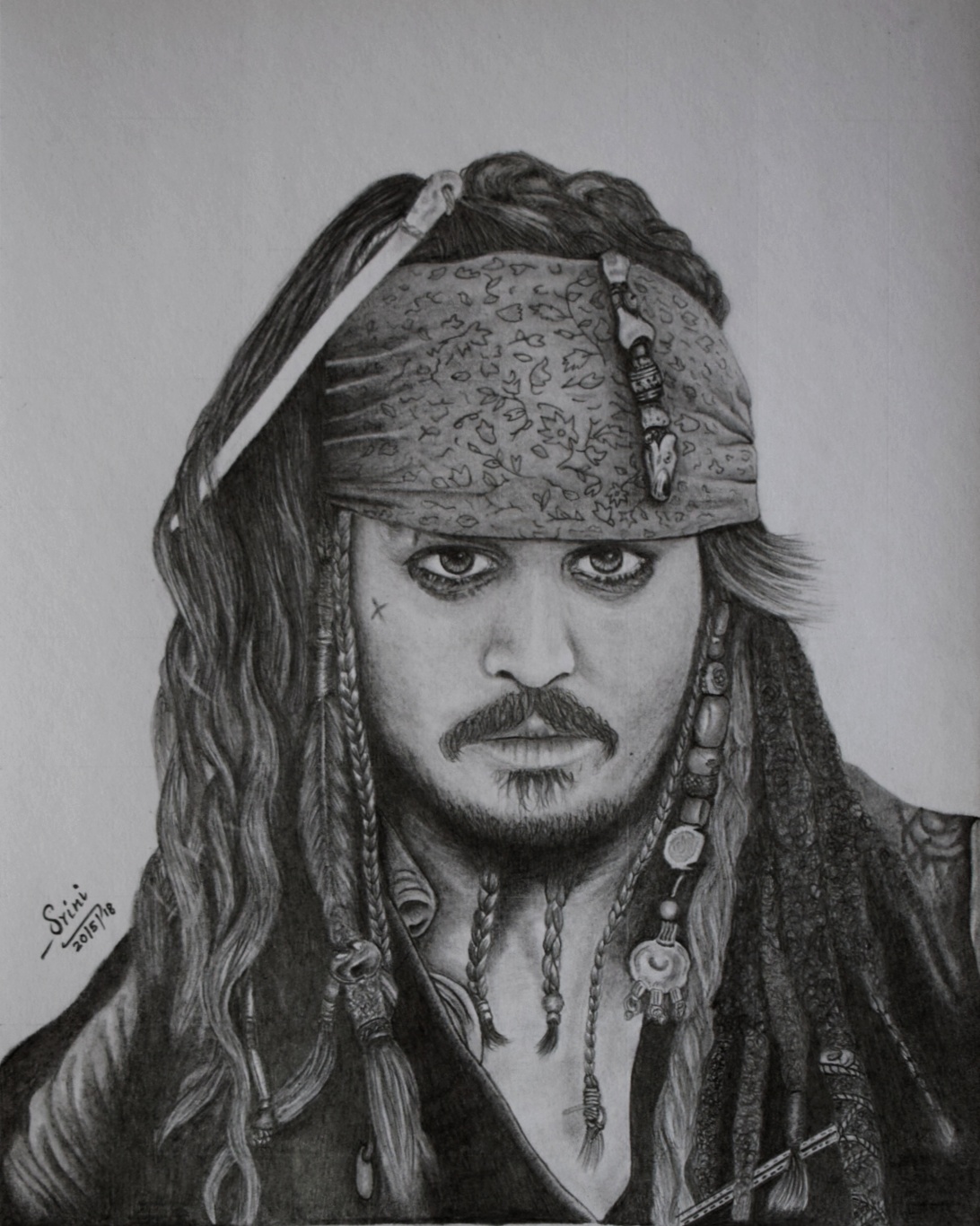 1092x1366 Jack Sparrow Pencil Sketch Creativentechno - Jack Sparrow Drawing