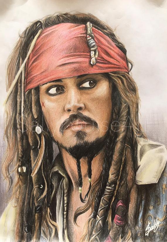 Jack Sparrow Drawing at PaintingValley.com | Explore collection of Jack ...