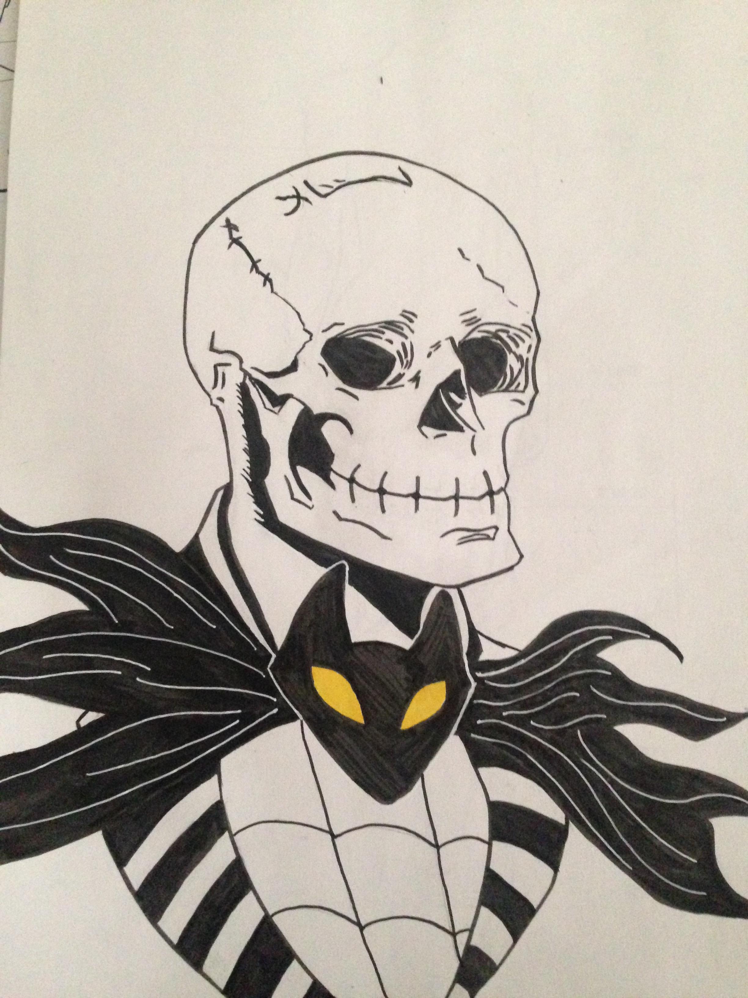 2448x3264 A Semi Realistic Take On The Pumpkin King Jack Skellington If You - Jack The Pumpkin King Drawing