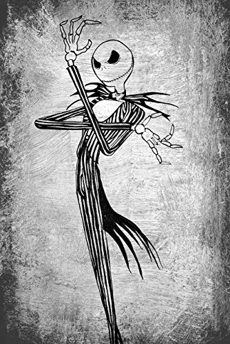 334x500 Jack Skellington Print, Birthday, Nightmare Before - Jack The Pumpkin King Drawing