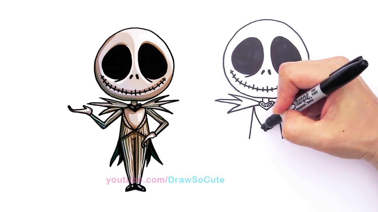 1280x720 Full Hd - Jack The Pumpkin King Drawing