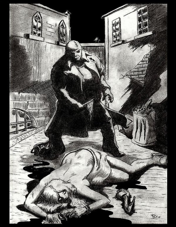 600x773 Jack The Ripper Art Print - Jack The Ripper Drawing