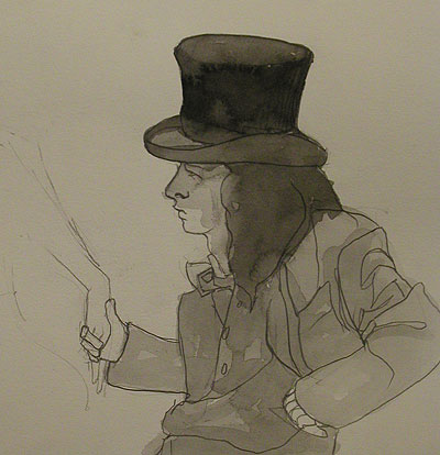 400x414 Jack The Ripper Drawings The Drawing Club - Jack The Ripper Drawing