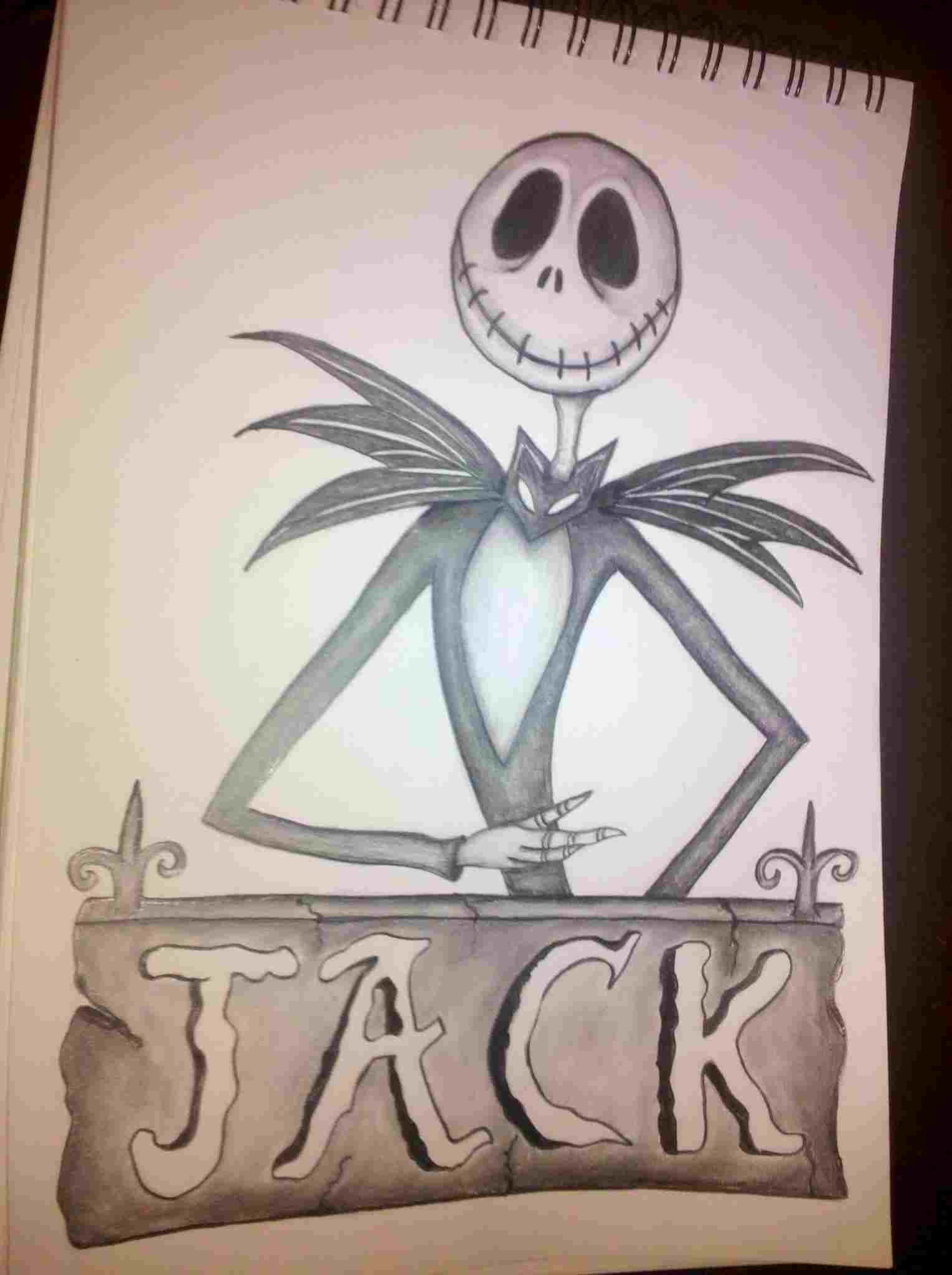 1529x2048 Jack Skellington Drawing - Jack The Skeleton Drawing