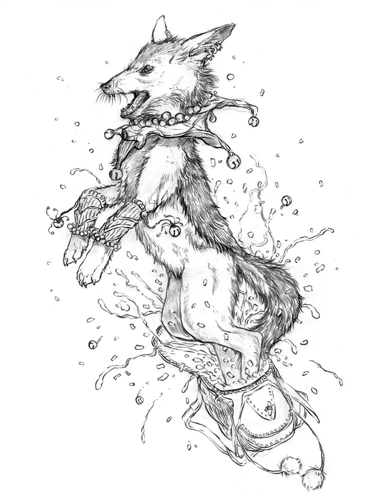 756x1008 easy drawing jackal - Jackal Drawing