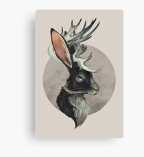 210x230 Jackalope Drawing Canvas Prints Redbubble - Jackalope Drawing