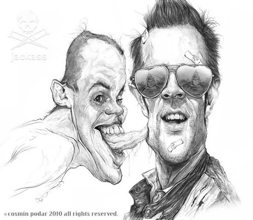 500x436 Jackass - Jackass Drawing