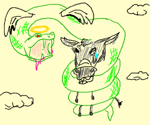 300x250 Angel Snake Hates Jackass Jackass Drawing - Jackass Drawing