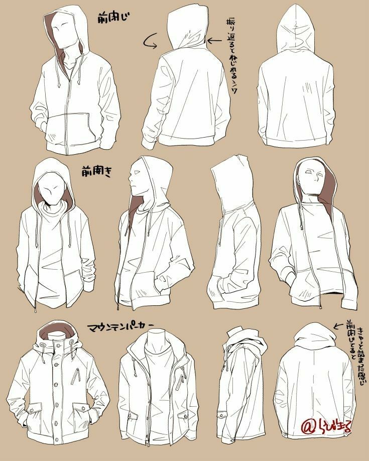 Jacket Drawing Reference at PaintingValley.com | Explore collection of ...