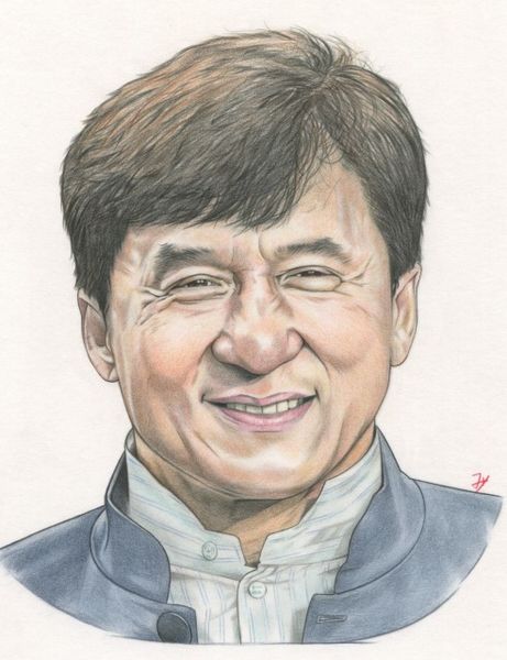 461x600 Jackie Chan - Jackie Chan Drawing