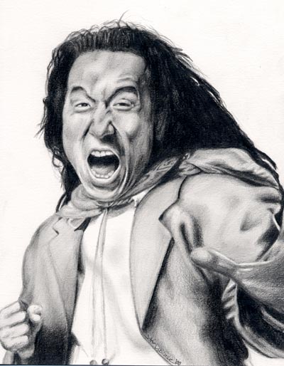 400x514 Jackie Chan - Jackie Chan Drawing