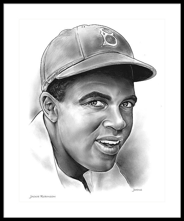 Jackie Robinson Drawing at PaintingValley.com | Explore collection of