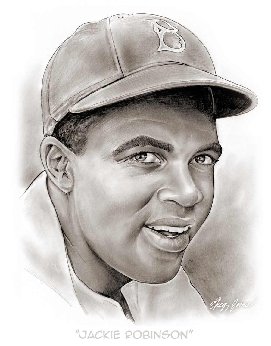 Jackie Robinson Drawing at Explore collection of