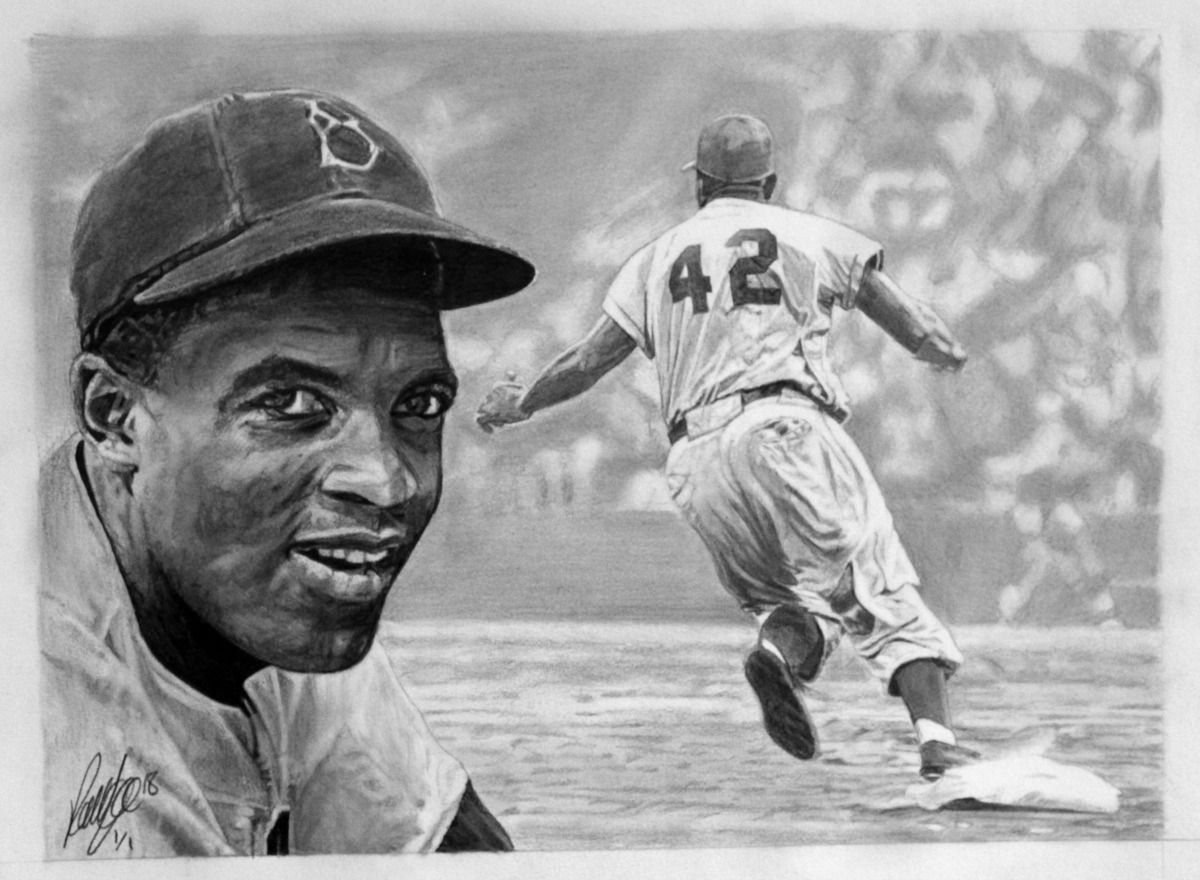 Jackie Robinson Drawing at Explore collection of