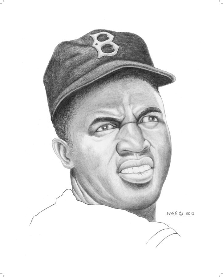 Jackie Robinson Drawing at Explore collection of