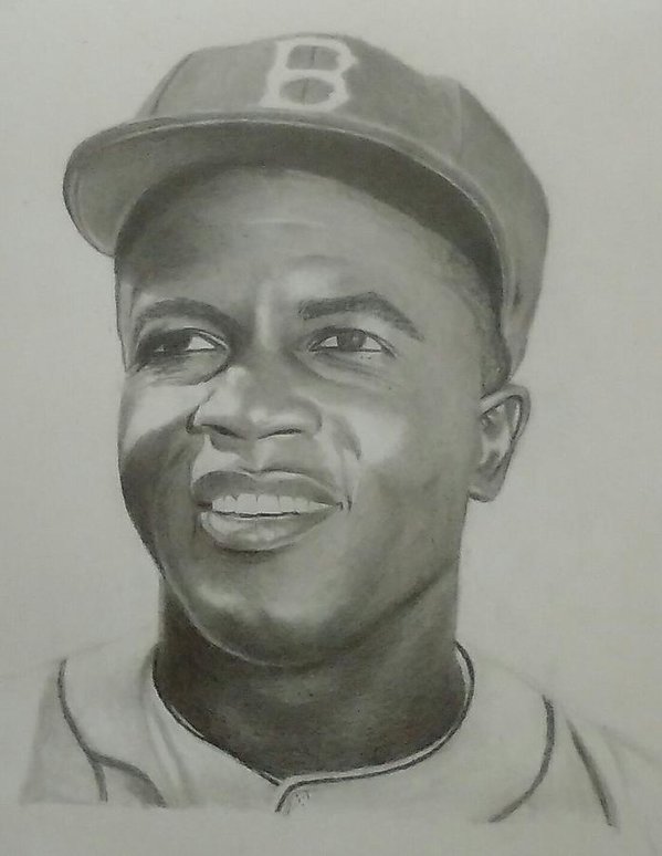 Jackie Robinson Drawing at PaintingValley.com | Explore collection of ...