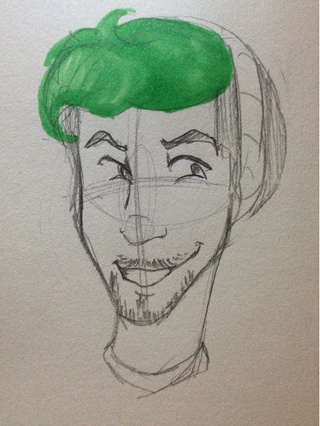 320x426 Here Is My First Attempt At Drawing Jacksepticeye It's So Fun - Jacksepticeye Drawing