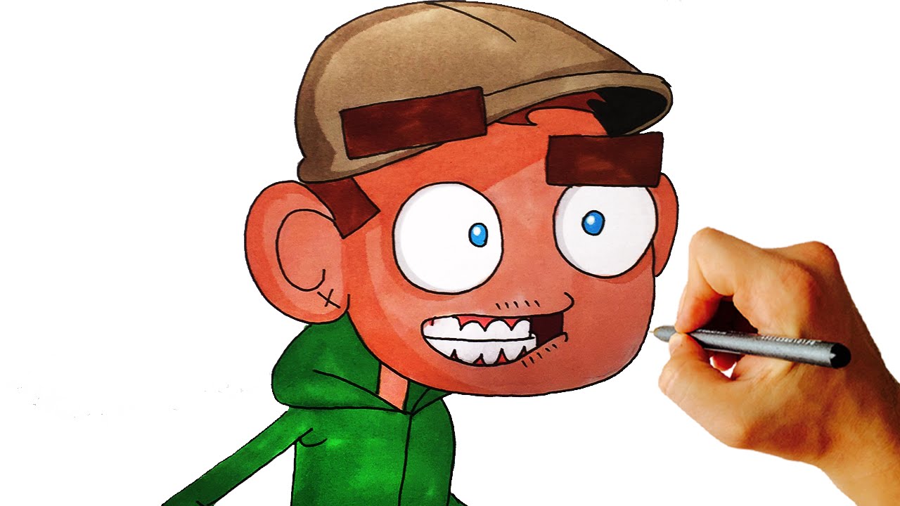 1280x720 Jacksepticeye Cartoon Style Learn How To Draw Easy, Step - Jacksepticeye Drawing