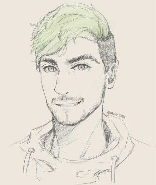500x595 Ningyosan Of The Morning To You Laddies, My Name Is - Jacksepticeye Drawing