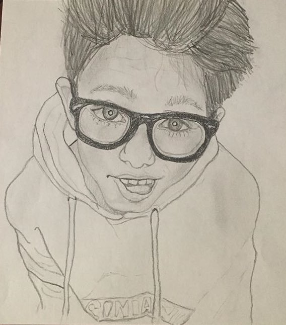 568x646 isabella perez on twitter jacob sartorius drawing - Jacob Sartorius Drawing