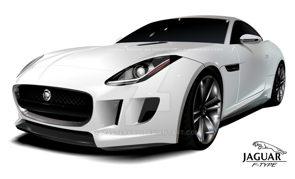 1024x621 Jaguar F Type Vector Car - Jaguar Car Drawing