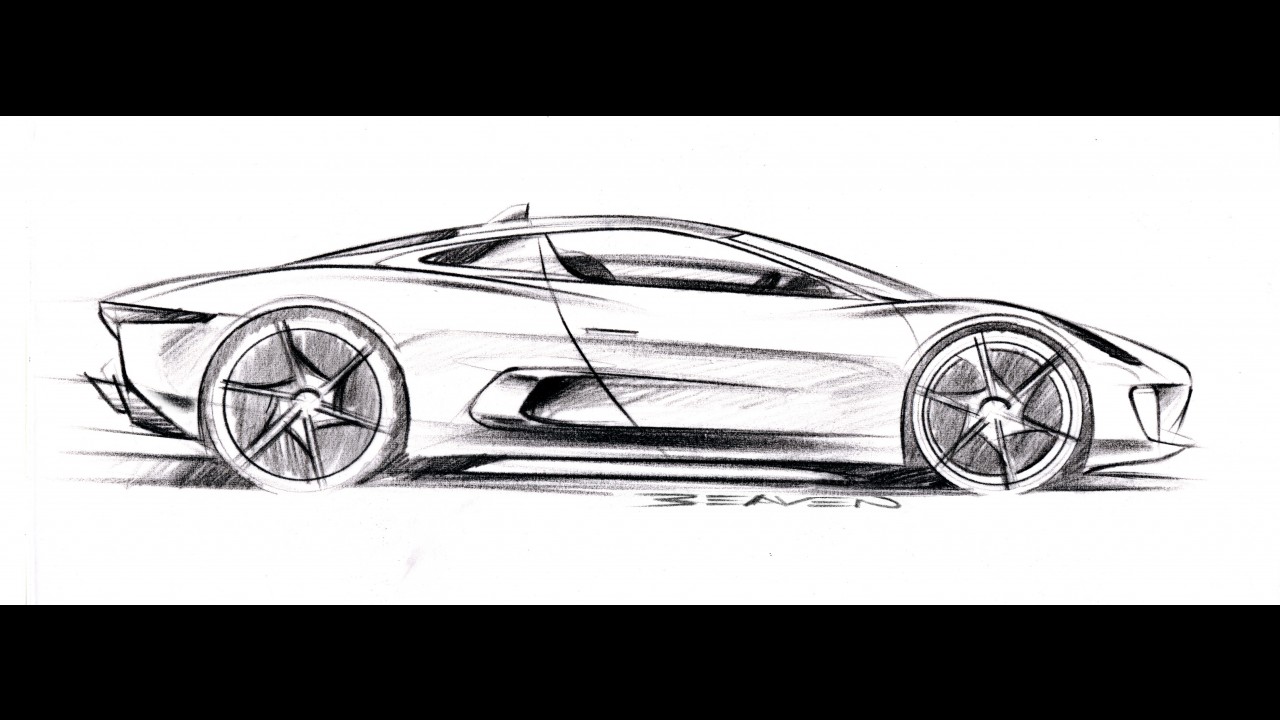 1280x720 more potential jaguar j type details uncovered - Jaguar Car Drawing