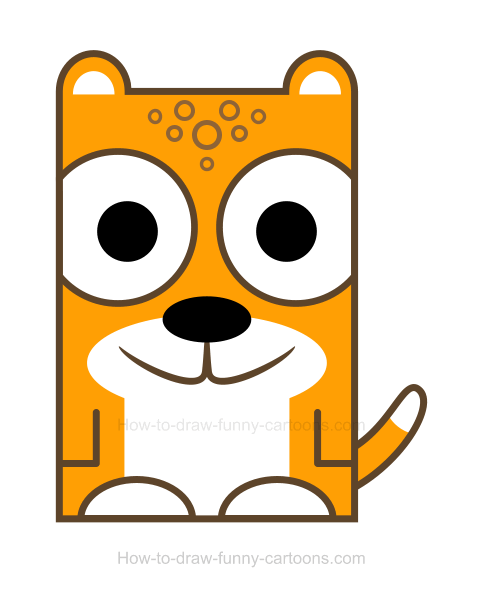483x590 Jaguar Clipart - Jaguar Cartoon Drawing