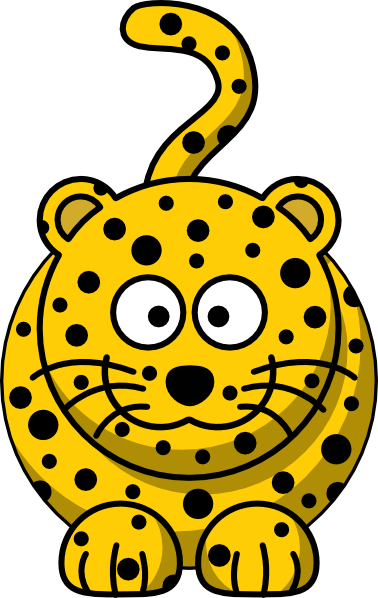 378x598 Leopard Clip Art - Jaguar Cartoon Drawing