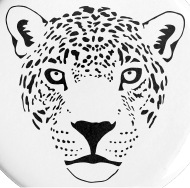 190x188 jaguar cougar cat puma panther leopard cheetah large buttons - Jaguar Face Drawing