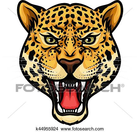 450x423 jaguar clipart jaguar head - Jaguar Head Drawing