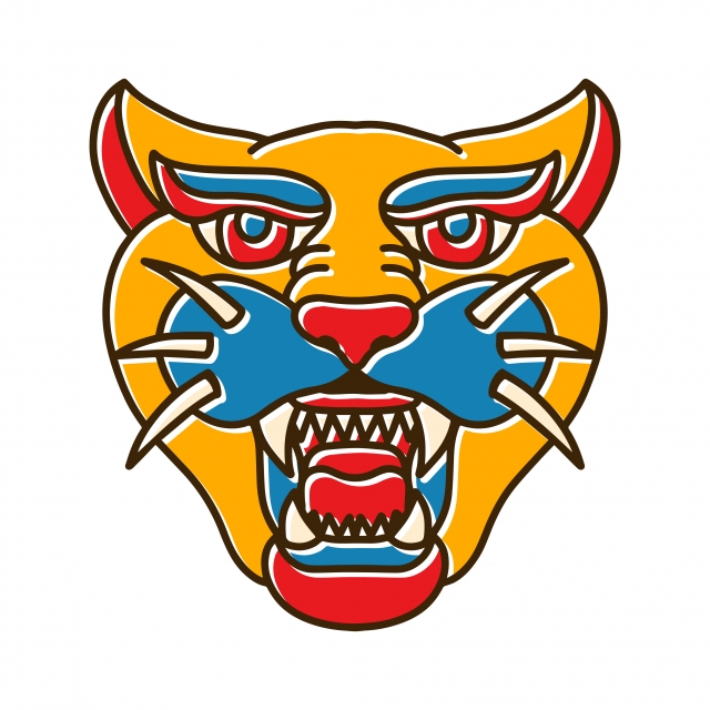 640x640 Jaguar Head Bohotattoo, Power, Drawing, Cat Png And Vector - Jaguar Head Drawing