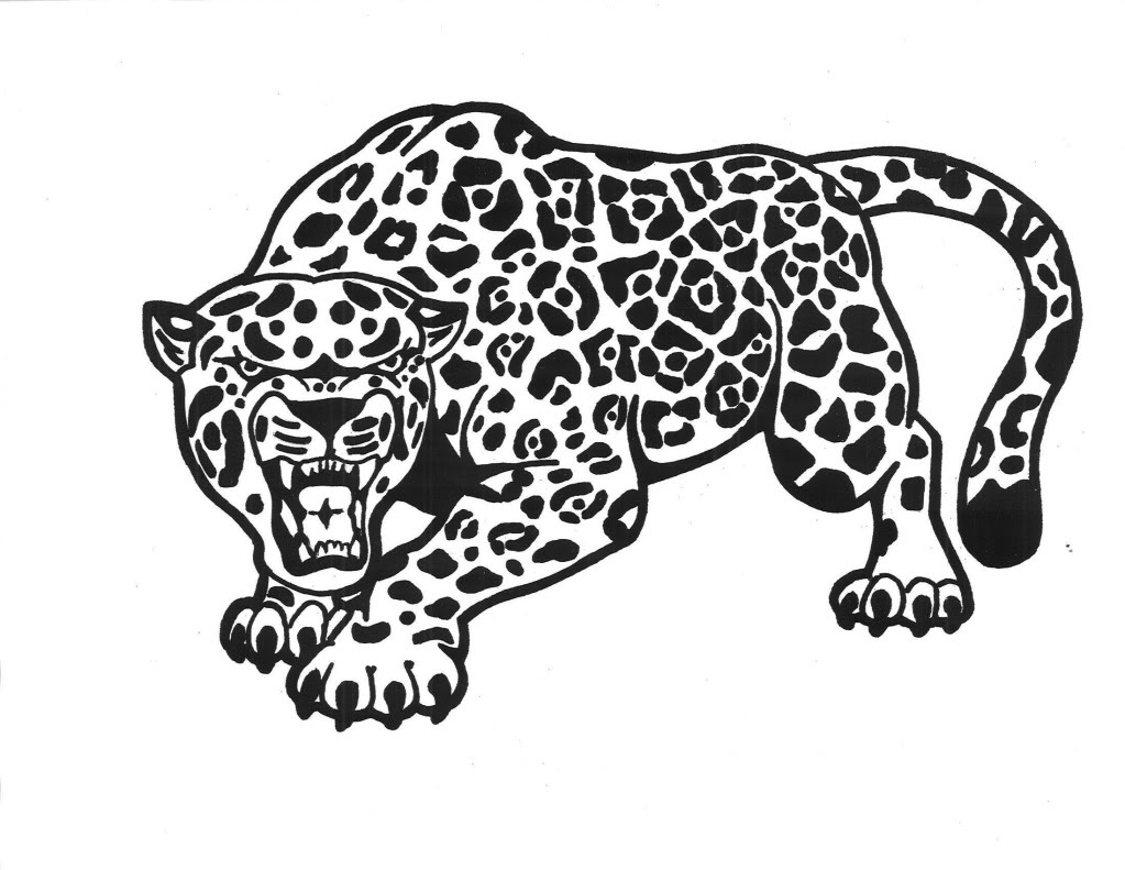 Download Jaguar Outline Drawing at PaintingValley.com | Explore ...