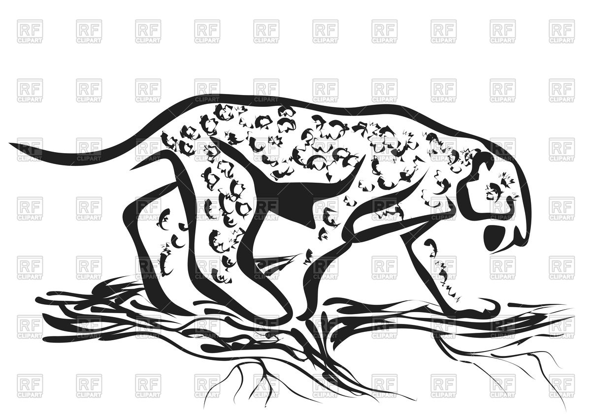 Jaguar Outline Drawing at PaintingValley.com | Explore collection of