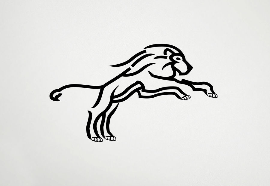 900x619 Entry - Jaguar Outline Drawing