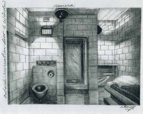 490x390 Image Result For Prison Cell Drawing Jail Thomas Silverstein - Jail Cell Drawing