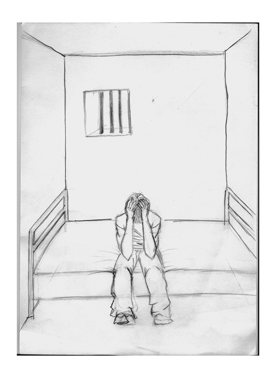 561x768 Pencil Drawing Jo Fox Adventures In Art - Jail Cell Drawing
