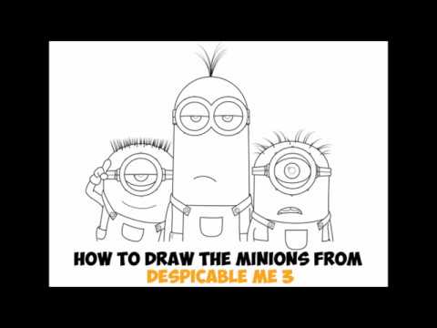 480x360 How To Draw Minions From Despicable Me In Prison Or Jail Easy - Jail Drawing