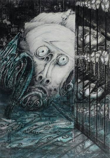 375x537 Jail Drawing - Jail Drawing