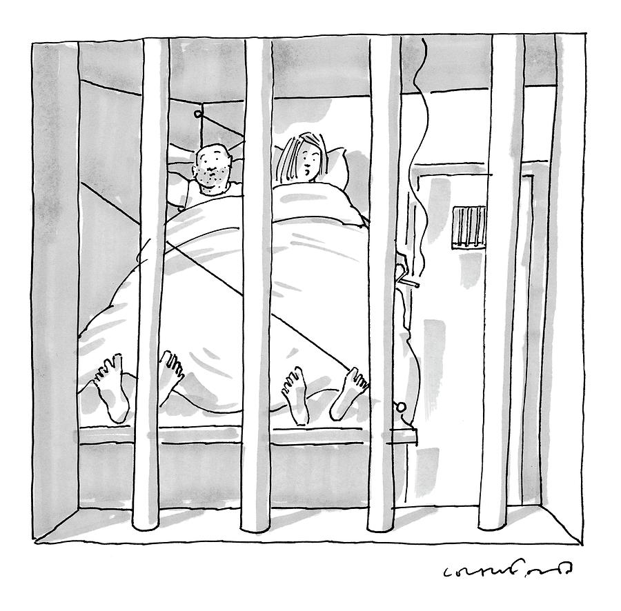 900x886 Couple Post Coitu In Jail Drawing - Jail Drawing