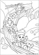157x220 jake and the never land pirates coloring pages on coloring - Jake And The Neverland Pirates Drawing