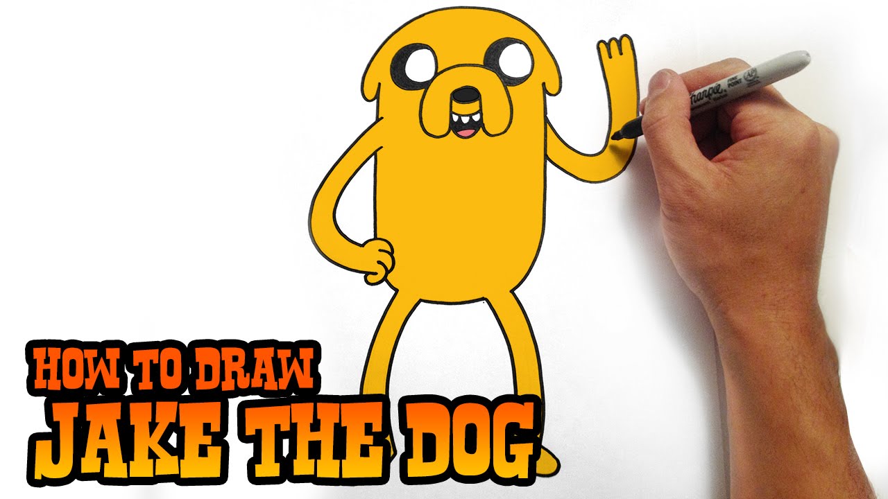 1280x720 how to draw adventure time jake the dog - Jake The Dog Drawing