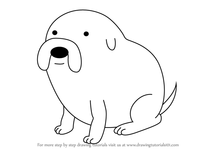 800x567 learn how to draw farmworld jake from adventure time - Jake The Dog Drawing